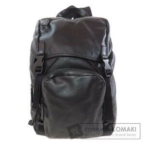 Prada Logo Backpack Rucksack Daypack Leather
